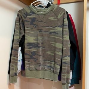women’s army crewneck